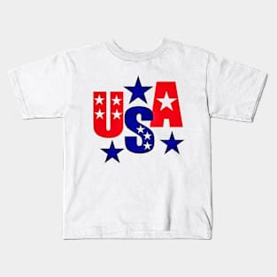 4th of July USA Independence Day Kids T-Shirt